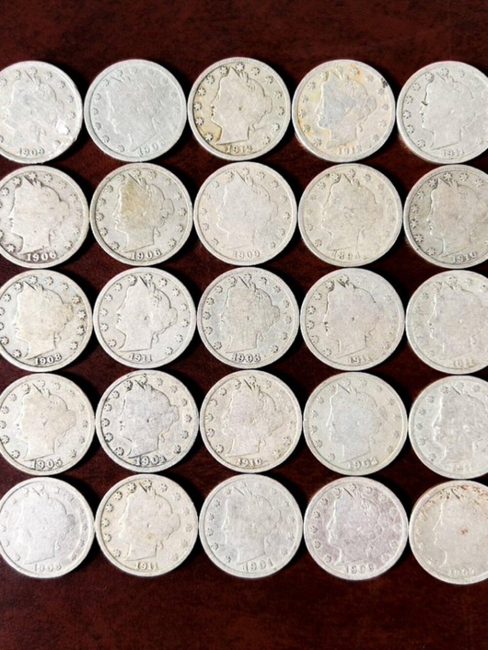 Liberty V Nickels Assorted Dates Lot of 20 Includes FREE SHIPPING!!!!